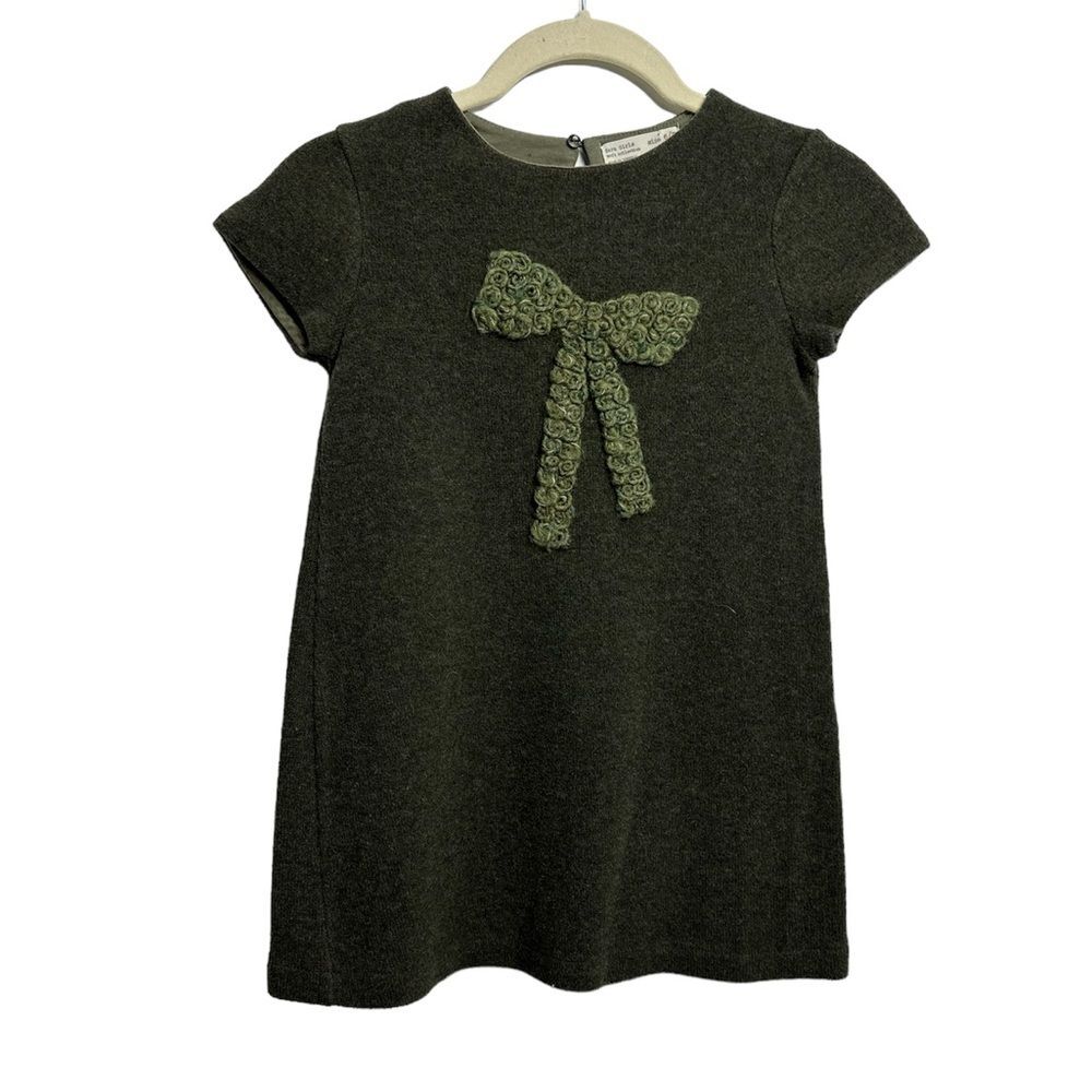ZARA‎ Bow Appliqué Dress SIZE 6-7